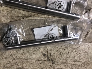 Euro 4 in. (102 mm) Center-to-Center Solid Stainless Steel Drawer Pull Cabinet Handle (25-Pack)