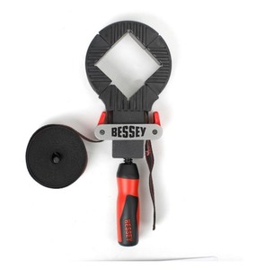 BESSEY Strap Clamp with 90-Degree Corner Pieces 12 ft. Capacity