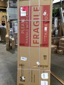 lot 14 image: Neutype 64.17 X 21.26in Oversized Modern Metal Framed Full Length Standing Mirror in good condition
