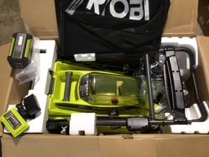 lot 32 image: Ryobi 40 V Brushless 20 in. Cordless Battery Walk Behind Push Lawn Mower with 6.0 Ah Battery and Charger review pictures