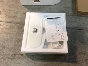 lot 101 image: Glacier Bay  Watercrest 1-piece 1.11.6 GPF Dual Flush Elongated Toilet in White Seat Included good condition see all pictures