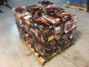 lot 107 image: Pallet of Assorted of Kuerig coffee maker pallet (18 boxes) various models and conditions customer returns  review pictures