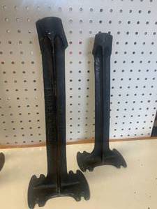 Lot of Two Cast Iron Shoe Cobbler Anvil Stands 13 � inch Tall