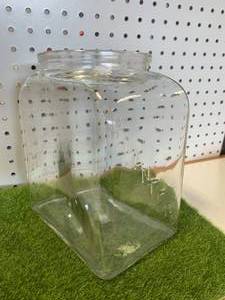 Antique Planters Peanuts Glass Counter Jar 8 � inch Tall