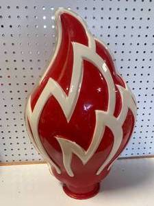 Vintage Original Standard Oil Plastic Flame Roadside Advertisement approx 21 inch Tall