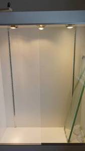 lot 12 image: Commercial Locking Glass Floor Display Lighted Showcase