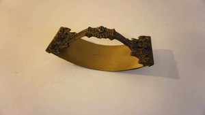 lot 27 image: Antique Ornate BrassMetal Ink Roller Blotter