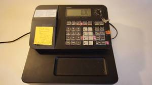 lot 41 image: Retail Casio Adding Machine w Key