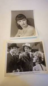 lot 204 image: 1940s Original 8x10 Photos Straight from the Studio -Ella RaineJohn Wayne