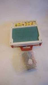 lot 269 image: Fisher Price Chalkboard Desk with ABC MagnetsChalkEraser