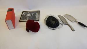 lot 275 image: Vintage Hats-Kennedy Book-Photo-Table Dust Pans