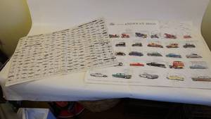 lot 290 image: Large Posters from the General Motors Corp Ford On The American Road