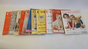 lot 292 image: Eleven 1940-1950s Companion Magazines