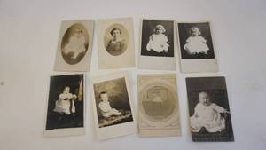 lot 298 image: Eight Antique Postcard Photos