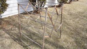 lot 308 image: Antique Wooden Clothes Drying Rack