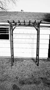 lot 327 image: Wood Arbor Trellis 54 x 10 x 85