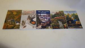 lot 350 image: Five Collectible Railroad The Bulletins