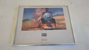 lot 357 image: Framed Photo Of (Daylight)--Los Angeles To San Francisco Train Ride