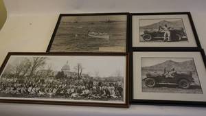 lot 384 image: Framed Antique Pictures
