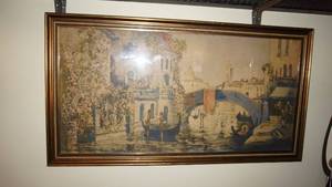 lot 386 image: Large 23x43 Picture By Louie Reynolds