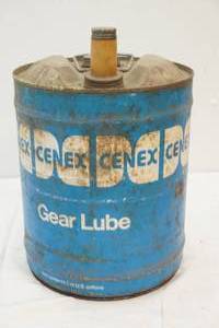 Cenex lubricant can