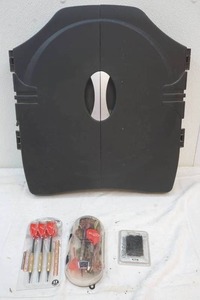 dartboard with darts
