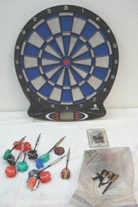 darts and dartboard