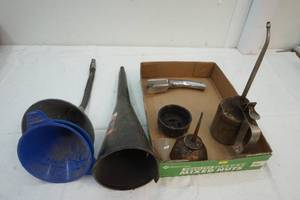 oil cans and spigot