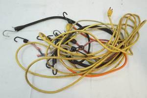 extension cords and bungee cords
