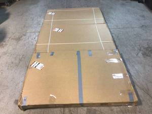lot 3 image: 42 in. H x 96 in W x 48 in. D Overhead Ceiling Mount Garage Rack by Husky Customer Returns See Pictures