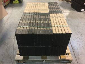 lot 7 image: Lot of Assorted 36 Boxes of Modena Natural Beige 9 in. x 47 in. Matte Porcelain Floor Tile (11.75 sq. ft.Case) by MSI Customer Returns See Pictures