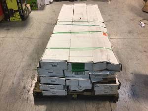 lot 20 image: Lot of 15  Boxes of Oak Bourbon 34 in. Thick x 3 in. Wide x Random Length Solid Hardwood Flooring (24 sq. ft.Case) by Blue Ridge Hardwood Flooring Customer Returns See Pictures