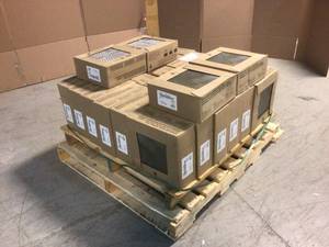 lot 32 image: Pallet of 26 Mixed Boxes of Continental Slate Tuscan Blue 12 in. x 12 in. Porcelain Floor and Wall Tile (15 sq. ft.  case) by Daltile Customer Returns See Pictures