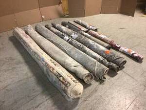 lot 33 image: Lot of Mixed Assorted Rugs See Pictures