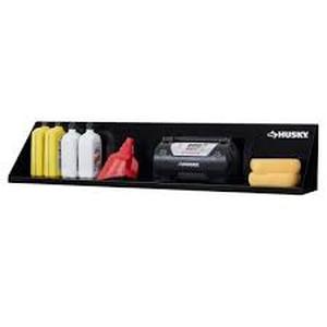 Husky Steel Garage Wall Shelf in Black (48 in. W x 9 in. H x 9 in. D)