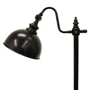 56 Chloe Pharmacy Floor Lamp Black - Decor Therapy