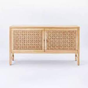 Palmdale Woven Door Console Natural - Threshold designed with Studio McGee
