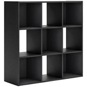 35.43 Langdrew 9 Cube Organizer Black - Signature Design by Ashley