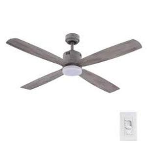 Home Decorators Collection Kitteridge 52 in. Indoor Greywood Ceiling Fan