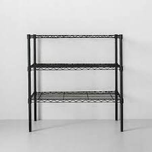 3 Tier Wide Wire Shelving - Brightroom