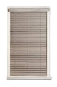 My Blinds 2 Faux Wood Blinds in Pewter - 33 x 58 12 inches