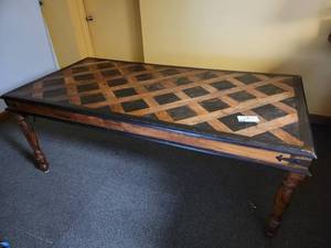 Beautiful Custom Designed Vintage Wooden Dining Table (78Lx38Wx30H)