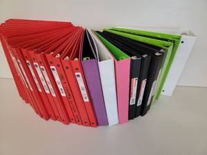 30 3-Ring Binders New Never Used