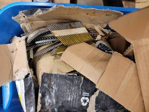 Very Large Heavy Assortment Of Nails for Nail Gun
