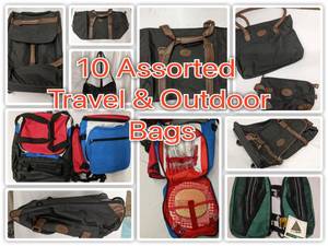 This Collection of 10 Assorted Travel & Outdoor BagsNEW IN PACKAGES