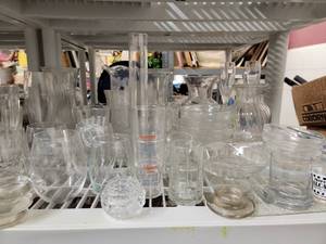 Shelf of Glass Treasures