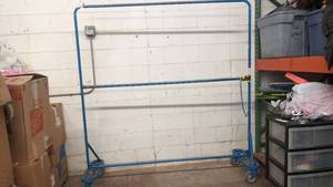 Industrial Clothing Rolling Rack