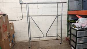 Retail Store Double Hanging Clothing Racks