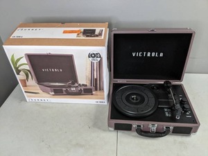 lot 78 image: Victrola Journey Bluetooth Suitcase Record Player with 3-Speed Turntable - N