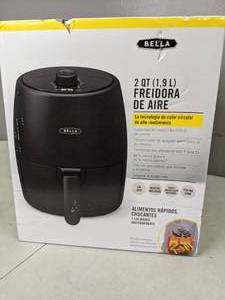 lot 106 image: NEW Bella 2-qt. Air Fryer - N